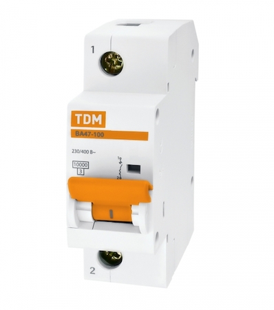 TDM ELECTRIC SQ0207-0003 Авт. выкл. ВА47-100 1Р 20А 10кА х-ка D TDM